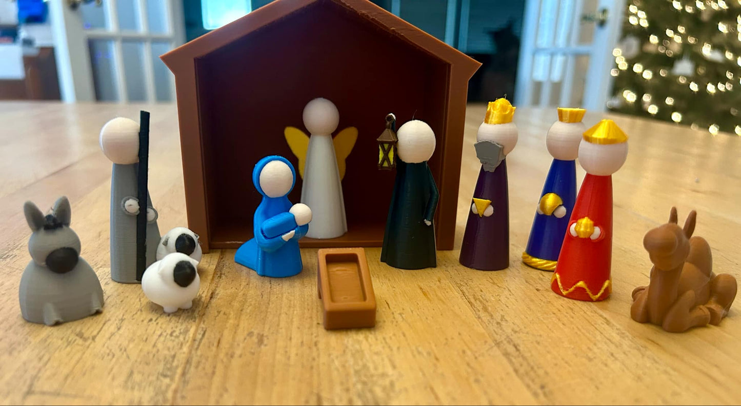 Peg Doll Nativity