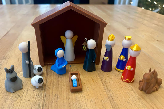 Peg Doll Nativity